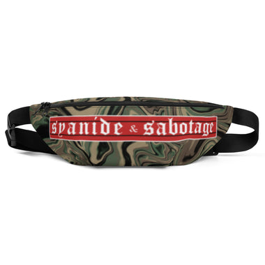Trippin on M81 Fanny Pack — Syanide & Sabotage, Tactical Streetwear & Veteran Tattoo Lifestyle Apparel | Custom Graphic Image 1