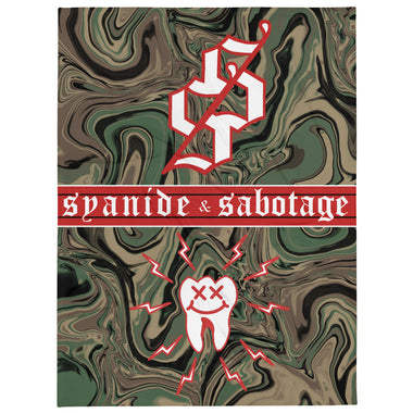 Trippin on M81 Blanket — Syanide & Sabotage, Tactical Streetwear & Veteran Tattoo Lifestyle Apparel | Custom Graphic Image 2