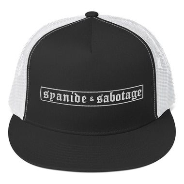 Syanide & Sabotage Trucker — Syanide & Sabotage, Tactical Streetwear & Veteran Tattoo Lifestyle Apparel | Custom Graphic Image 1