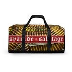 Green Tip McDuffle bag — Syanide & Sabotage, Tactical Streetwear & Veteran Tattoo Lifestyle Apparel | Custom Graphic Image 4