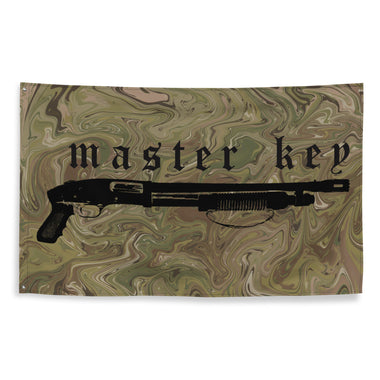 Twisted Multi Cam Master KeyFlag — Syanide & Sabotage, Tactical Streetwear & Veteran Tattoo Lifestyle Apparel | Custom Graphic Image 1