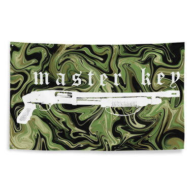 Tiger Trippin Master Key Flag — Syanide & Sabotage, Tactical Streetwear & Veteran Tattoo Lifestyle Apparel | Custom Graphic Image 1