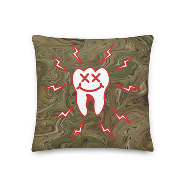Twisted Multi Cam Pillow — Syanide & Sabotage, Tactical Streetwear & Veteran Tattoo Lifestyle Apparel | Custom Graphic Image 2