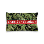 Tiger Trippin Pillow — Syanide & Sabotage, Tactical Streetwear & Veteran Tattoo Lifestyle Apparel | Custom Graphic Image 3