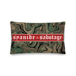 Trippin on M81 Pillow — Syanide & Sabotage, Tactical Streetwear & Veteran Tattoo Lifestyle Apparel | Custom Graphic Image 3