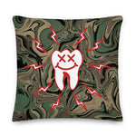 Trippin on M81 Pillow — Syanide & Sabotage, Tactical Streetwear & Veteran Tattoo Lifestyle Apparel | Custom Graphic Image 6