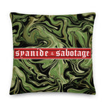 Tiger Trippin Pillow — Syanide & Sabotage, Tactical Streetwear & Veteran Tattoo Lifestyle Apparel | Custom Graphic Image 5