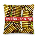 Green Tip Pillow — Syanide & Sabotage, Tactical Streetwear & Veteran Tattoo Lifestyle Apparel | Custom Graphic Image 5