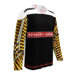 Green Tip Barb Wire Split Jersey — Syanide & Sabotage, Tactical Streetwear & Veteran Tattoo Lifestyle Apparel | Custom Graphic Image 1