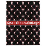 Dead Tooth Pattern Blanket — Syanide & Sabotage, Tactical Streetwear & Veteran Tattoo Lifestyle Apparel | Custom Graphic Image 2