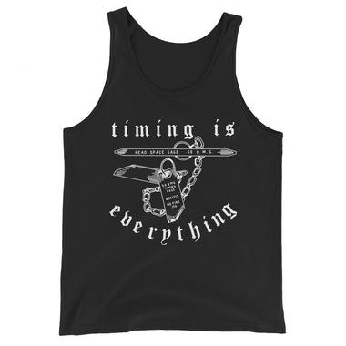 Timing is Everything Tank — Syanide & Sabotage, Tactical Streetwear & Veteran Tattoo Lifestyle Apparel | Custom Graphic Image 1