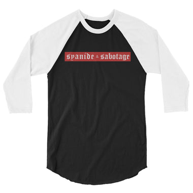 Unruly Syanide & Sabotage 3/4 sleeve — Syanide & Sabotage, Tactical Streetwear & Veteran Tattoo Lifestyle Apparel | Custom Graphic Image 1