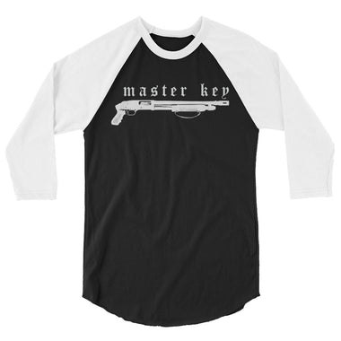 MASTER Key 3/4 sleeve — Syanide & Sabotage, Tactical Streetwear & Veteran Tattoo Lifestyle Apparel | Custom Graphic Image 1