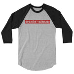 Unruly Syanide & Sabotage 3/4 sleeve — Syanide & Sabotage, Tactical Streetwear & Veteran Tattoo Lifestyle Apparel | Custom Graphic Image 3